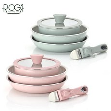 기타 [ROGI] 로기 콜로 IH 공간활용 UP 매직핸즈 5종세트(20냄비+26궁+26후+핸들+뚜껑), 로샤