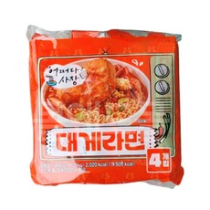 어쩌다 사장 대게라면 (115g x 4개입) x 1봉 (미니약과증정)