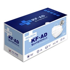 국산 덴탈마스크 KF-AD 비말차단 식약처 인증 의약외품 50매, 50매입, 1개