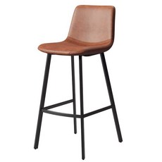홈바 의자 아일랜드 높은 바텐 스툴 식탁 철제 등받이, 다크그레이- 검은다리 -앉은키65cm, 1개