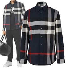 버버리체크셔츠