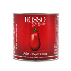 ROSSO 홀 토마토(푸투라그리) 2.55kg 토마토캔 1박스(6개), 6개