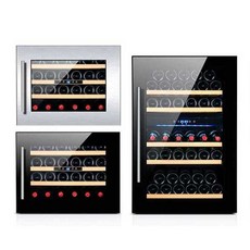 미니 와인 냉장고 소형 저장고 집들이선물 숙성용, JC65A/단일 온도/소형/블랙