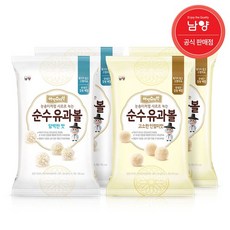 남양 아인슈타인 순수 유과볼 담백 인절미 혼합 4봉, 4개, 15g