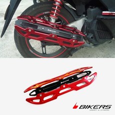 바이커스 혼다 PCX125 2010년식 ~ 2020년식 전년식 CNC 머플러커버 레드