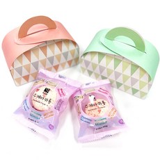 수제 마카롱 선물 세트 6박스 (24개) 학교 급식마카롱 어린이 디저트 개별포장