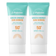 [엘렌실라] 그린에너지 온가족 진정 수분 선크림 SPF50+ UVA++++, 50ml, 2개