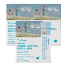 트루아상 프로바이오틱스 유산균 2g x 30포 3개월분, 60g, 4개