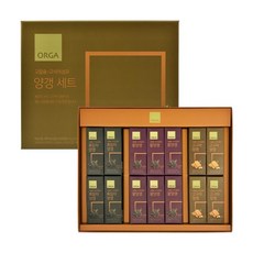 ORGA 고칼슘 고식이섬유 양갱세트 45gx14입 회사 교회 친정 처가 시댁 큰댁 답례 감사 명절 선물세트, 4개