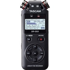 TASCAM DR-05X 타스캠 보이스레코더 녹음기 ASMR 마이크, 기본