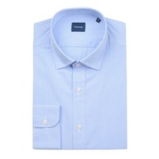 밴브루 2018FW 슬림핏 핀 스트라이프 셔츠 - BIFSL0114BU