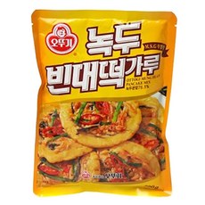 Ottogi Korea Mung Bean Cake Powder 500g 녹두 빈대떡 한국오뚜기 녹두떡분말 500g 녹두 빈대떡, 1개