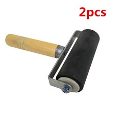 1/2Pcs 6cm 전문 고무 롤러 Brayer 잉크 그림 판화 아트 스탬핑 도구 페인트, 01 1pcs, 1개