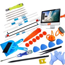 076 1437 076 1422 A1418 A1419 업그레이드 메모리 RAM 교체 HDD SSD 디스플레이 테이프/접착 스트립/iMac 용 개방형 LCD 도구 27 "21.5, 단일, For A1418 A2116, 1개
