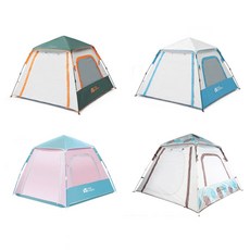 모비가든 모비가든 자동텐트 145형 3~4인 EX19561004, 핑크