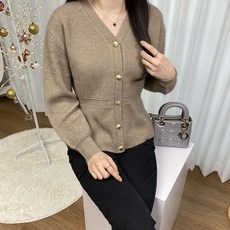 라쿤가디건골드버튼