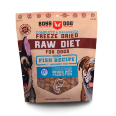 보스독 휴먼그레이드 올케어 동결건조 유산균 강아지 고양이 생식사료 (피쉬) 340.19g, 강아지 생식사료340.19g 피쉬