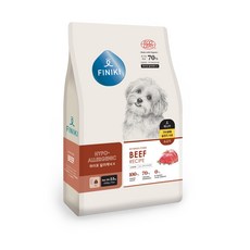 피니키 유기농 가수분해 소고기 5.5kg 1개 + 닭모래집 45g x 5개 - 가수분해사료