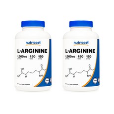  L-아르기닌 1000mg 150태블릿 2병, 150정, 2개 