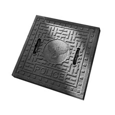 동아산업 경찰청핸드홀 주철뚜껑 맨홀뚜껑, 500x500xh30_경찰청핸드홀, 1개