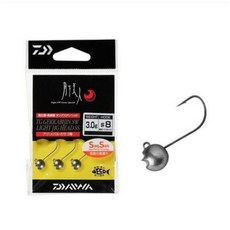 다이와 월하미인 텅스텐 지그헤드 SW라이트 SS 볼락바늘 2.5g 3.0g, 8개