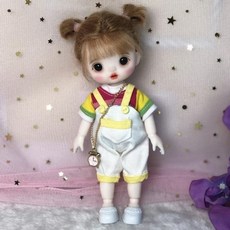  구체관절인형 17 cm 미니 귀여운 bjd 패션 의류 정장 공주 메이크업, 전체 인형, Z 