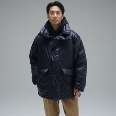 뉴발란스 MET24 Short Down Jacket 남성 패딩 자켓 AMJ45023-NV 네이비