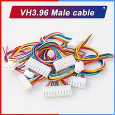 2-10N 커넥터 연장 맞춤형 와이어 Keszoox 3.96mm VH3.96mm JST 18AWG VHR-2N 프리미엄 길이 10-100cm 지원 와이어, 155) Male Cable - 40cm (18AWG - n-male커넥터