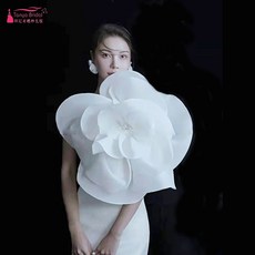 오간자꽃코사지