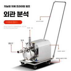 304 스테인레스 스틸 식품용 펌프, 1개