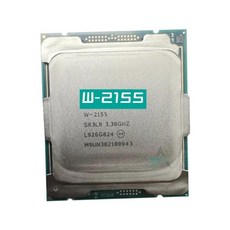 Xeon W-2155 CPU 프로세서 10 코어 20 스레드 14 Nm 3.3GHz 13.75MB 140W LGA2066, 한개옵션0