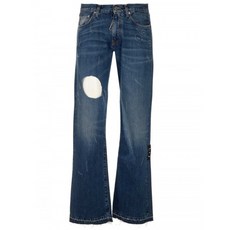 [오프화이트] OFF WHITE 남성 Relaxed fit Joseph 진 블루 OMYA1