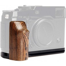 WEPOTO Fujifilm X-PRO2 핸드 그립 메탈 황금 단목재 GP-XPRO2카메라용 카메라 그립통판