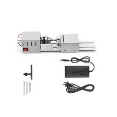 DC12-24V 목공 DIY 미니 선반 구슬 연마 커터 목공 기계 연마 도구 목공, Type A, UK Plug, 1개, 01 Type A_03 UK Plug