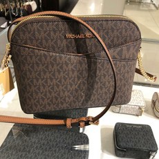 Michael Kors 레이디 PVC 가죽 크로스바디 백 핸드백 메신저 숄더