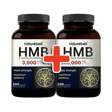 네이처벨 HMB 3000mg 240캡슐 2개/해외직구 미국정품, 2개