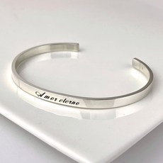 실버925뱅글팔찌