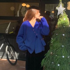 라쿤가디건골드버튼