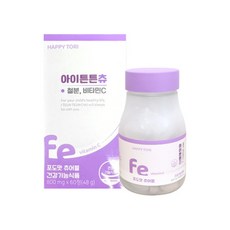 해피토리 아이튼튼츄 철분 비타민 C 800mg x 60정, 1개