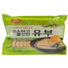 고소하고쫄깃한유부 동원 냉동 500g, 1개