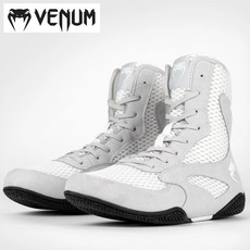 복싱 운동화 사이즈 비 VENUM 베눔 복싱화 CONTENDER 화이트x그레이 미드컷 베넘 배나무 베놈 VENUM-04958-408