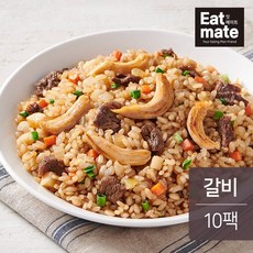 잇메이트 닭가슴살 현미볶음밥 갈비맛 200gx10팩2kg, 200g