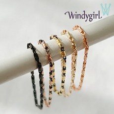 블랙체인반지