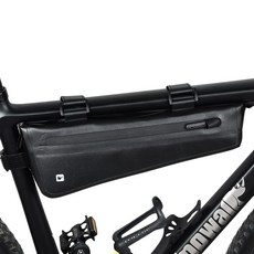 라이노워크 RK18653 자전거 3L 방수 탑튜브 프레임 가방, 블랙