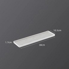 탄 스타 더블 레이어 배수구 트레이 분리형 야채 과일 배수 접시 보관 건조 랙 주방, 1. S, 1개