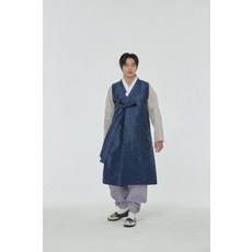 - [한복대여] '곤색조끼쾌자' 선명한색감의 쾌자! 결혼식한복 본식한복 폐백용한복 남자한복 신랑한복 추천!