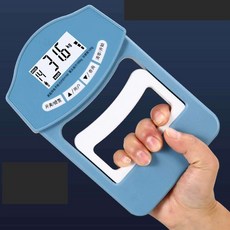  디지털 악력측정기 90kg 악력기 손악력기 공무원 전자, 파란색 USB 충전식 + 배터리 