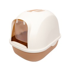 아이원펫 대형 배변통 고양이 화장실, 브라운, 1개