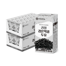 연세두유 리얼 검은 약콩 두유, 48개, 190ml