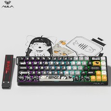 [ xc샵 ] 독거미 AULA Win60/68HE MAX/PRO 유선 8k 마그네틱축 게이밍 키보드 메탈위치판 RGB램프 특별판 최신출시, 회목마그네틱축(표준판), WIN60HE표준블랙